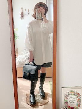 「オールドコーチ」｜よしかさん（レディース・161cm）の秋コーディネート