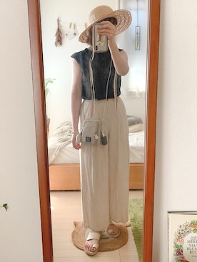 よしかさん（レディース・161cm）の夏コーディネート