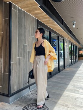 藤野有美さん（レディース・155cm）の春コーディネート