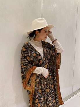 藤野有美さん（レディース・155cm）の冬コーディネート