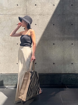 藤野有美さん（レディース・155cm）の夏コーディネート