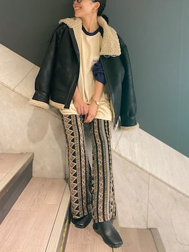 藤野有美さん(レディース・155cm)の夏コーディネート