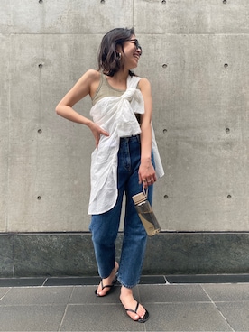 藤野有美さん（レディース・155cm）の夏コーディネート