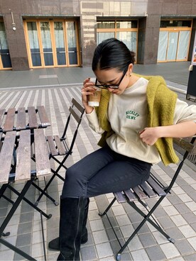 藤野有美さん(レディース・155cm)の冬コーディネート