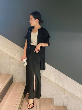 藤野有美さん（レディース・155cm）の夏コーディネート