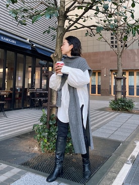 藤野有美さん（レディース・155cm）の秋コーディネート