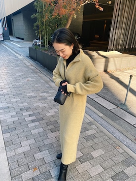 藤野有美さん（レディース・155cm）の冬コーディネート