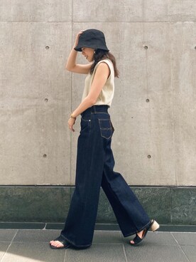 藤野有美さん(レディース・155cm)の春コーディネート