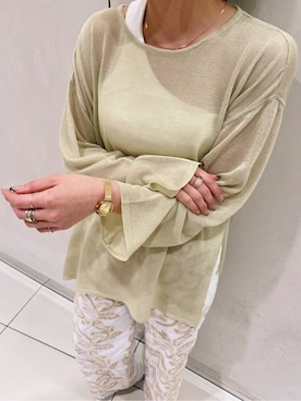 藤野有美さん（レディース・155cm）の春コーディネート