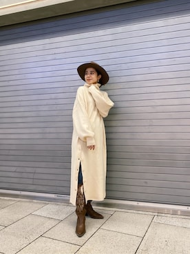 藤野有美さん（レディース・155cm）の冬コーディネート