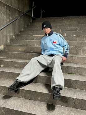 Tanaka Mizukiさん（メンズ・177cm）の冬コーディネート