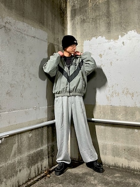 Tanaka Mizukiさん（メンズ・177cm）の冬コーディネート