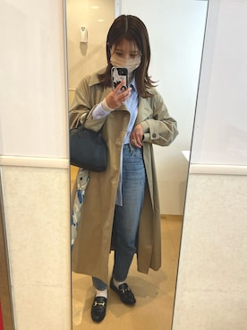 「manonfripes（マノンフリップ）のアイテム」を使った、ちさん（レディース・159cm）の春コーディネート