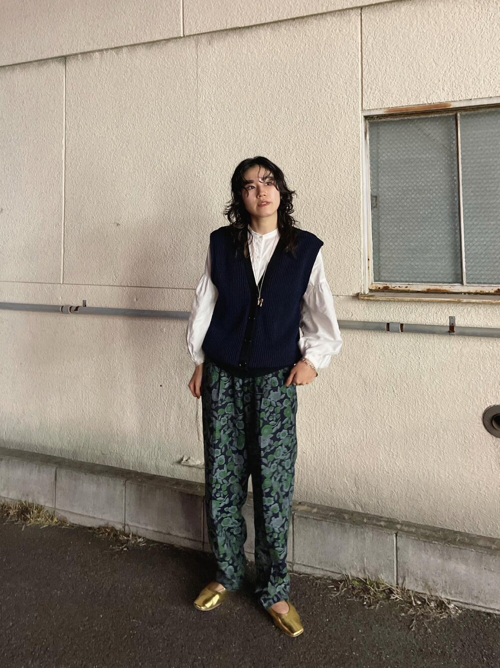 6(ROKU)◆PILE STRIPE VEST パイルストライプベスト 6（ロク）の「＜6(ROKU)＞STRIPE KNIT VEST/ベスト（ベスト