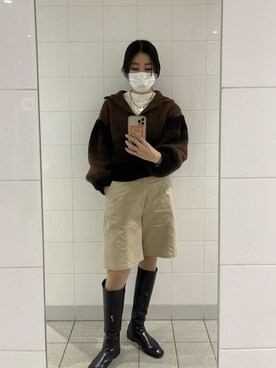 noaさん（レディース・165cm）の冬コーディネート