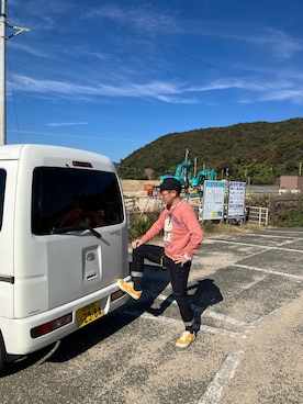 「アイテム（ネックレス）」を使った、モンキーさん（メンズ・164cm）の秋コーディネート