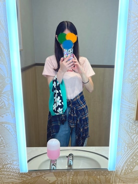 「agnes b.（アニエスベー）のアイテム」を使った、りなたんさん（レディース・167cm）の夏コーディネート
