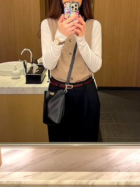 「agnes b.（アニエスベー）のアイテム」を使った、りなたんさん（レディース・167cm）の秋コーディネート