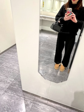 「Java（ジャバ）のアイテム（トップス）」を使った、りなたんさん（レディース・166cm）の冬コーディネート