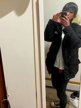 「Azuma.（アズマ）のアイテム（パンツ）」を使った、ayaさん（メンズ・173cm）の冬コーディネート