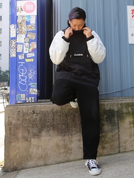 「Subciety（サブサエティ）のアイテム（ジャケット/アウター）」を使った、Mt'（ミット）さん（メンズ・178cm）の秋コーディネート