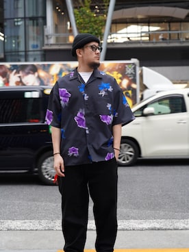 「Subciety（サブサエティ）のアイテム」を使った、Mt'（ミット）さん（メンズ・178cm）の春コーディネート