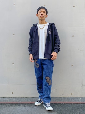 マルケス・タクヤさん（メンズ・175cm）の秋コーディネート