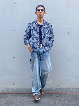 「アイテム（バングル/リストバンド）」を使った、マルケス・タクヤさん（メンズ・175cm・20代）の夏コーディネート