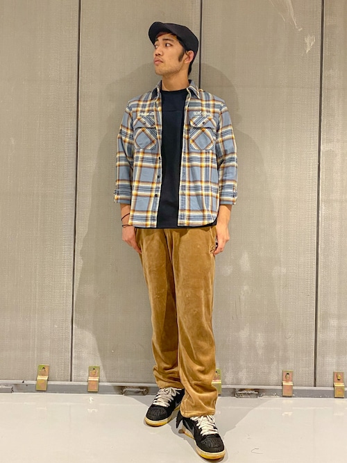 《COLLECTION》COTTON CHECK EMBROIDERY SHIRT / コットン チェック エンブロイデリー シャツ / AVIREX / アヴィレックス