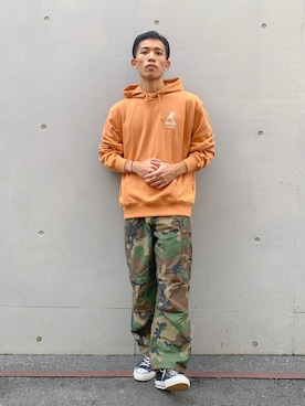 「アイテム（レッグウェア）」を使った、マルケス・タクヤさん（メンズ・175cm）の秋コーディネート