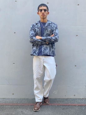 「アイテム（ソックス/靴下）」を使った、マルケス・タクヤさん（メンズ・175cm・20代）の夏コーディネート