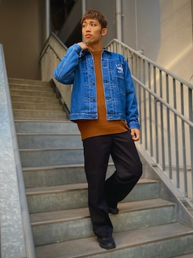 マルケス・タクヤさん（メンズ・174cm）の冬コーディネート