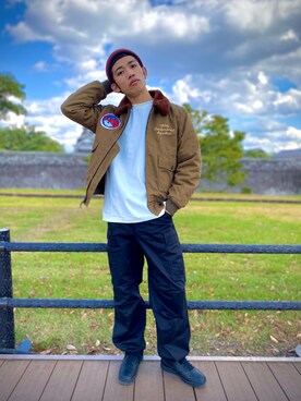 マルケス・タクヤさん（メンズ・174cm）の秋コーディネート