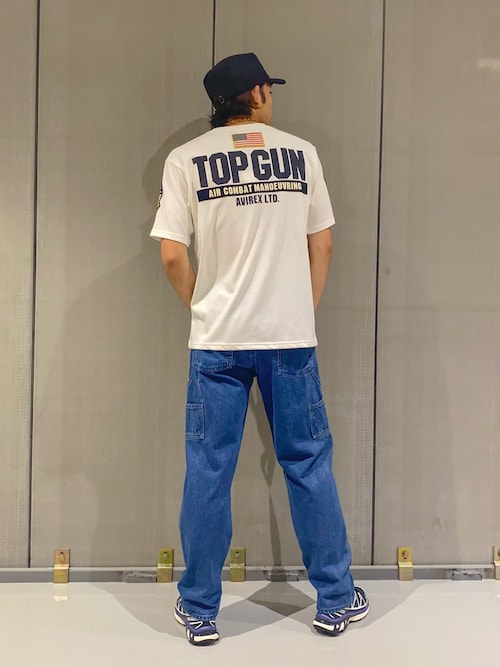 《直営店限定》DOUBLE KNEE DENIM PANTS / ダブルニー デニムパンツ / AVIREX / アヴィレックス