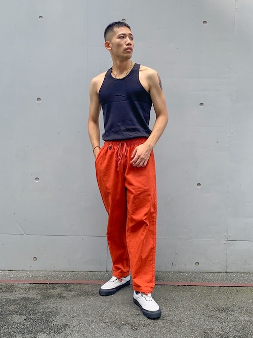 《DAILY/デイリー》RIB NOSLEEVE T-SHIRT / デイリーウェア リブ ノースリーブ Tシャツ / AVIREX / アヴィレックス