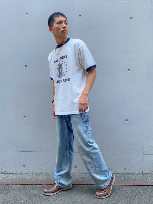 《DAILY/デイリー》RIB SHORT SLEEVE CREW NECK T-SHIRT / デイリーウェア リブ 半袖 クルーネック Tシャツ / AVIREX / アヴィレックス