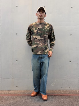 「サーマル」｜マルケス・タクヤさん（メンズ・175cm）の秋コーディネート