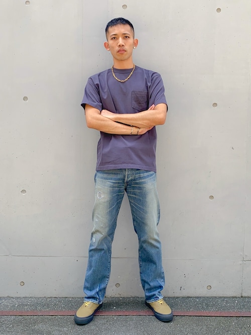 《TFQP》DENIM PANTS USED WASH / デニムパンツ ユーズドウォッシュ / AVIREX / アヴィレックス