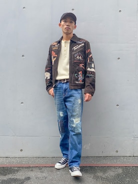 マルケス・タクヤさん（メンズ・175cm）の秋コーディネート