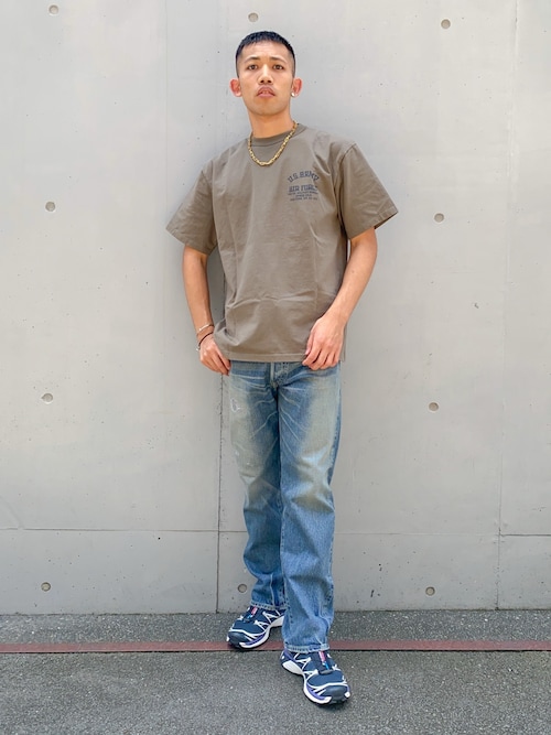 《TFQP》DENIM PANTS USED WASH / デニムパンツ ユーズドウォッシュ / AVIREX / アヴィレックス