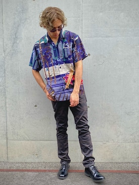 マルケス・タクヤさん（メンズ・174cm）の夏コーディネート