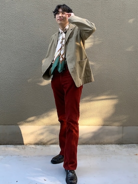 「ほめられ本命コーデ」｜「アイテム（財布/小物）」を使った、ゆでぱすたさん（メンズ・175cm）の冬コーディネート