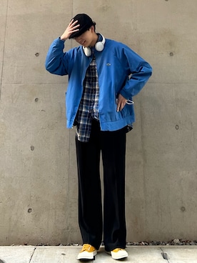 「FREAK'S STORE（フリークスストア）のアイテム（ハンチング/ベレー帽）」を使った、ゆでぱすたさん（メンズ・175cm）の冬コーディネート