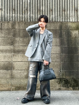 「アイテム（タンクトップ）」を使った、ユート/Yutoさん（メンズ・172cm）の秋コーディネート