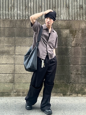 「GRANCY（グランシー）のアイテム（パンツ）」を使った、ユート/Yutoさん（メンズ・172cm）の夏コーディネート