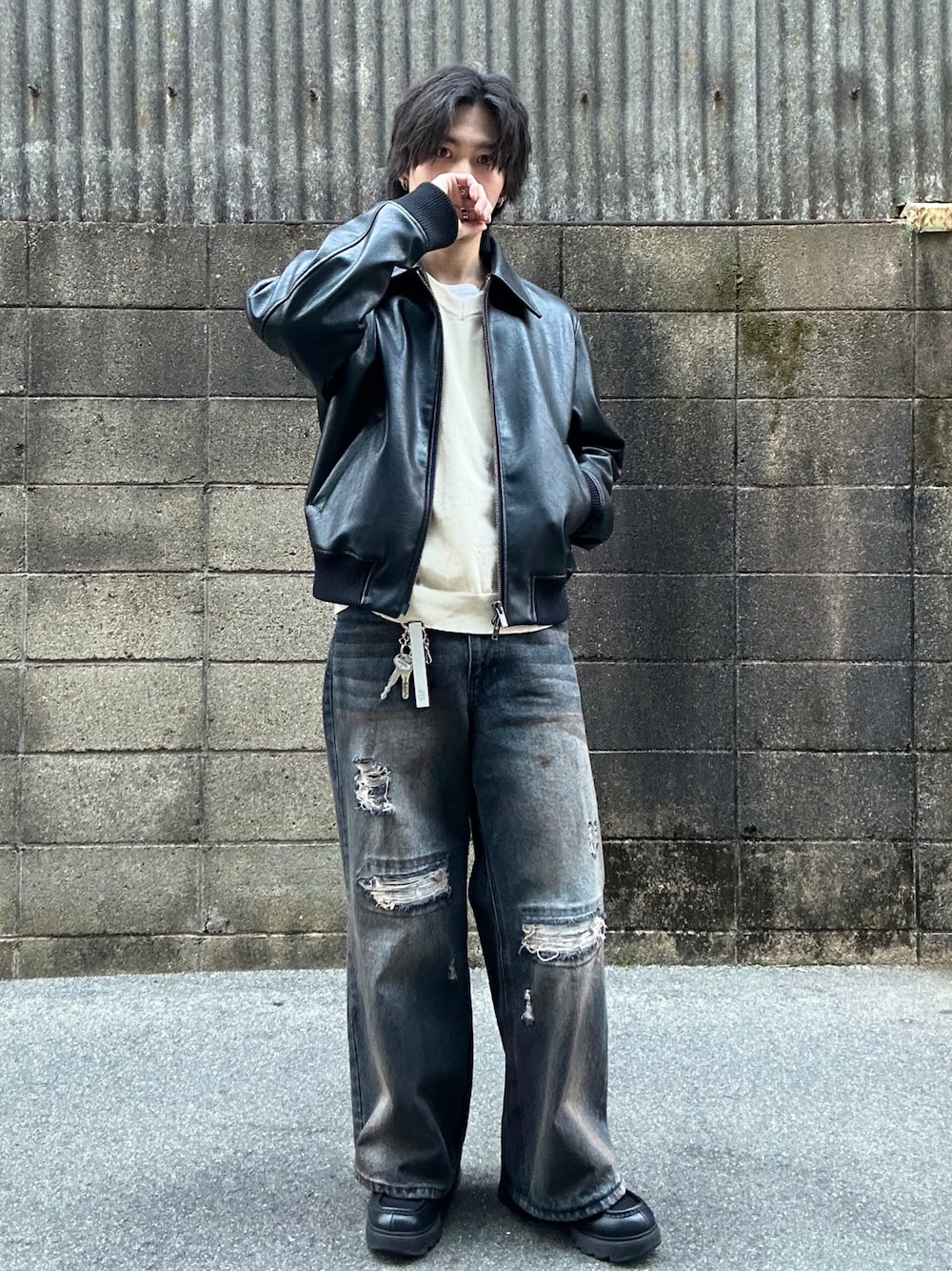 CLEL】Deep Texture Blouson / ディープテクスチャーブルゾンを使った