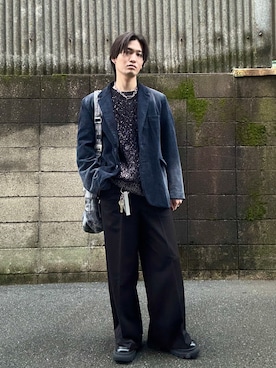 CLEL】Back Brushed TR Flare Slacks/バックブラッシュドTR フレア