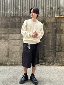 【Parts Lab.】ベーシックコットンリネンニット3色 Parts Lab. セーター ニット 「Parts Lab.」Basic Cotton Linen Knit