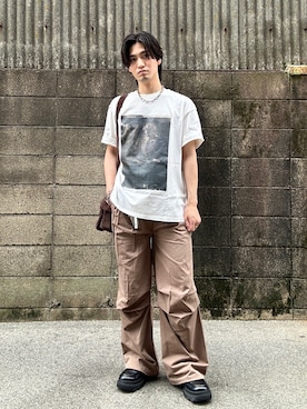 「Parts Lab.（パーツラボ）のアイテム」を使った、ユート/Yutoさん（メンズ・172cm）の夏コーディネート