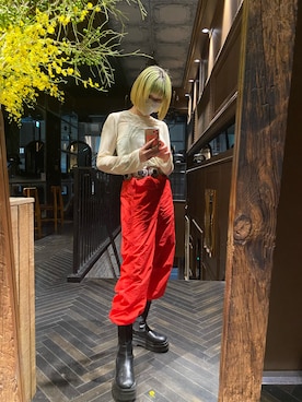 「MARTE（マルテ）のアイテム」を使った、uttyさん（レディース・161cm）の夏コーディネート